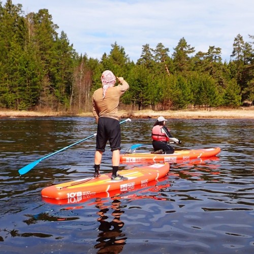 На сапах по Карелии с комфортом: озёра, солнце, релакс и пляжи