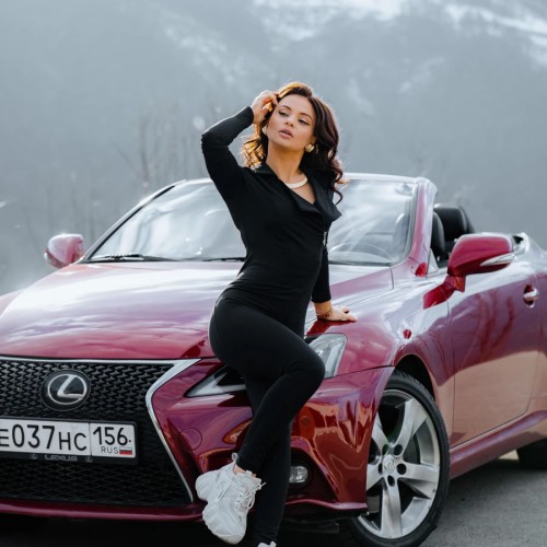 Фотопутешествие в Красную Поляну на кабриолете Lexus