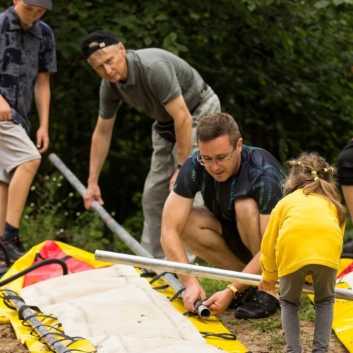 Лёгкий сплав на катамаранах по реке Немде с прогулками и проживанием в палатках