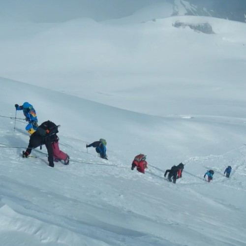 Покорение Казбека со стороны Северной Осетии