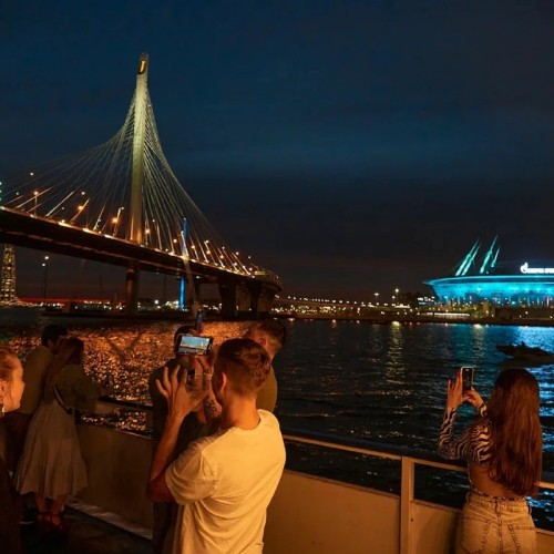 Финский залив и три разводных моста