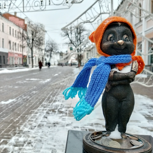 В обнимку с ярославскими медведями