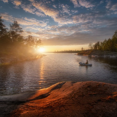 Рыбалка на Ладожском озере: перезагрузка вдали от города с комфортом (всё включено)