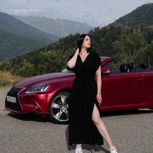 Фотопутешествие в Красную Поляну на кабриолете Lexus