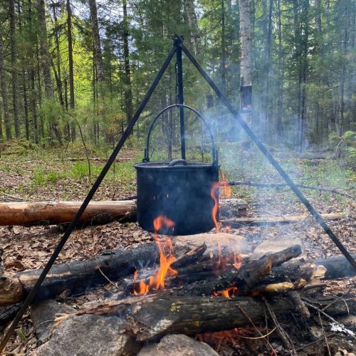 Поход с рюкзаками к Кутурчинскому Белогорью с ночёвкой в палатках