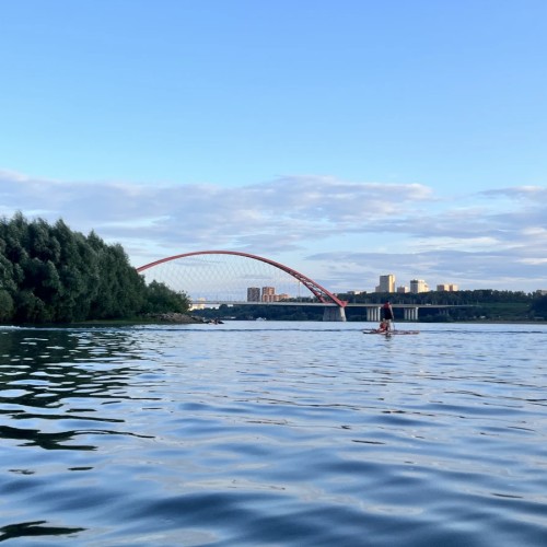 Пять мостов Новосибирска: сплав по Оби на сапах или каяках