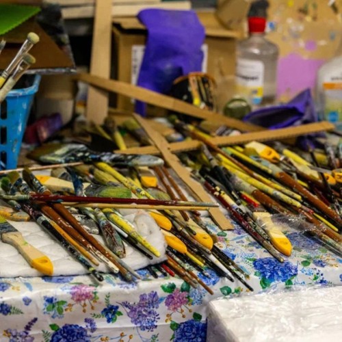 Мастер-класс по текстурной живописи для взрослых и детей в Петербурге