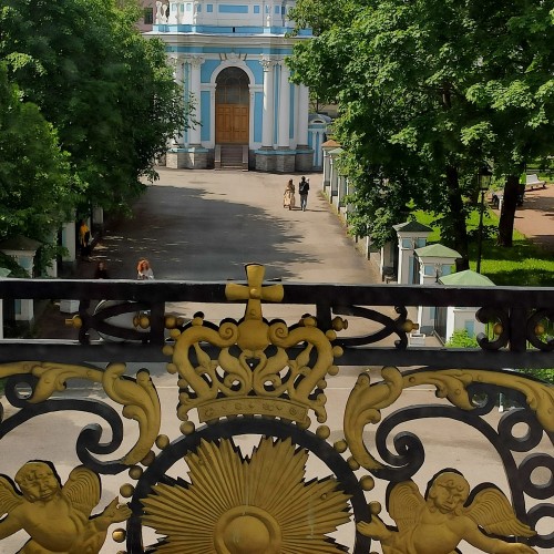 Семимостье и Николо-Богоявленский морской собор в Петербурге