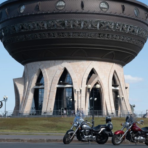 Байкерская мотопрогулка по Казани