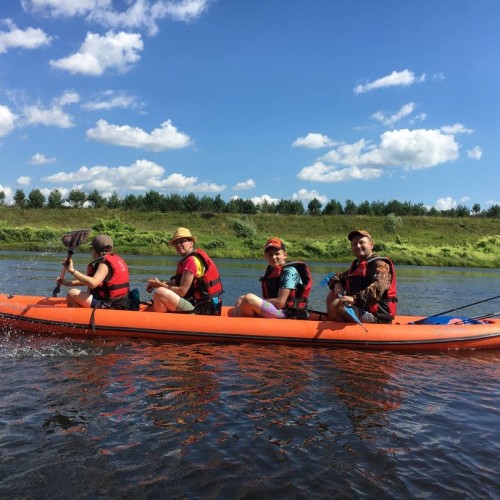 Течёт река Волга: лёгкий сплав на байдарках (всё включено)