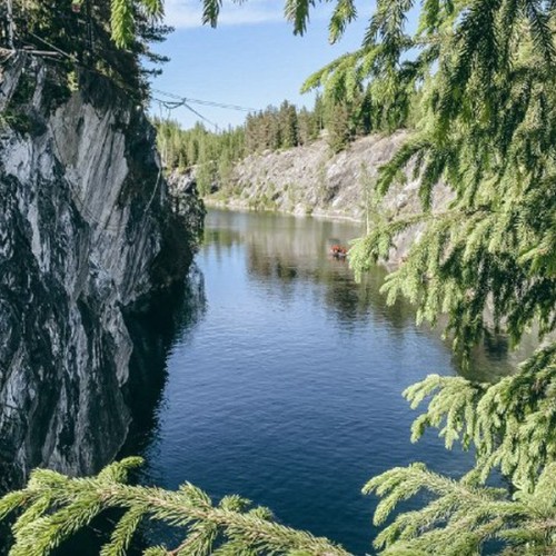 Два дня в Карелии: Валаам, «Рускеала» и поездка на ретропоезде