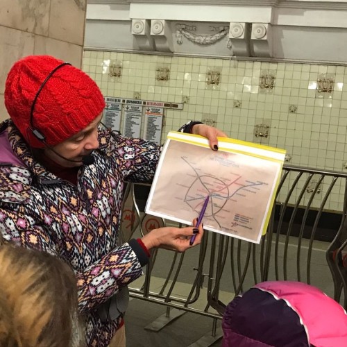 Детская экскурсия по московскому метро
