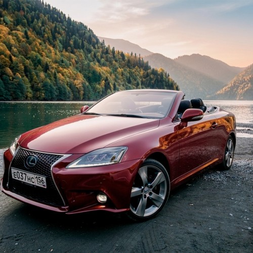Фотопутешествие в Абхазию на кабриолете Lexus