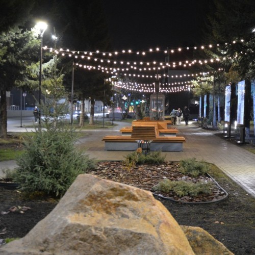 Огни ночного Горно-Алтайска