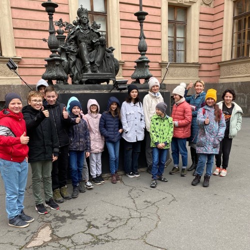 Детская экскурсия и мастер-класс по витражу