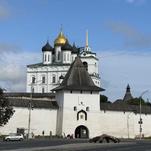 Прогулка по Пскову на закате дня