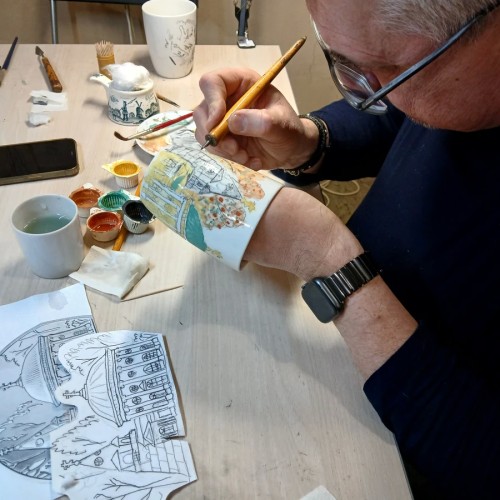 Мастер-класс по росписи фарфора: для вдохновлённых Петербургом