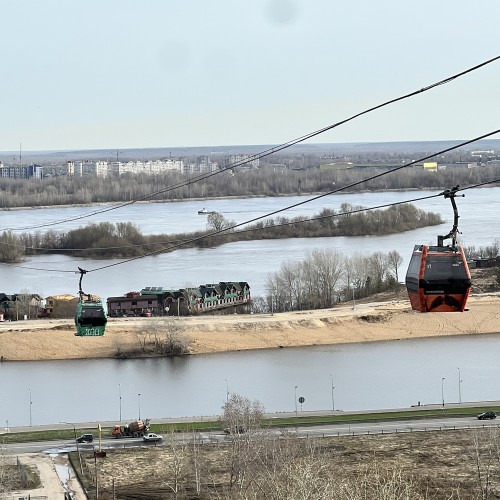 О Нижнем Новгороде — в небе над Волгой