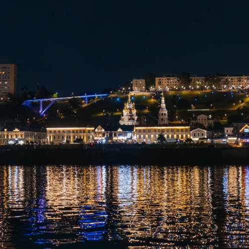Нижний Новгород на большом катере: мосты, набережные, панорамы