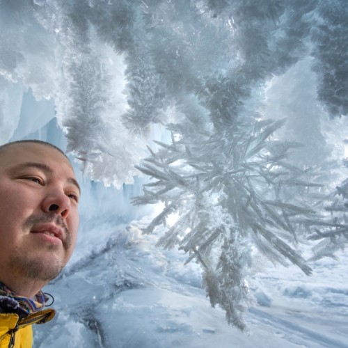 Индивидуальный джиппинг на Байкал с фотографом: ледяные пейзажи Ольхона и Огоя без экскурсий