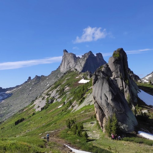 Сокровища природного парка «Ергаки»: треккинг с рюкзаками и ночёвками в палатках