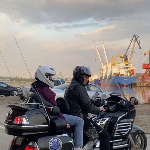 По Калининграду — на мотоцикле круглый год