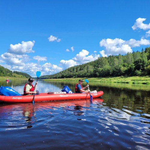Течёт река Волга: лёгкий сплав на байдарках (всё включено)