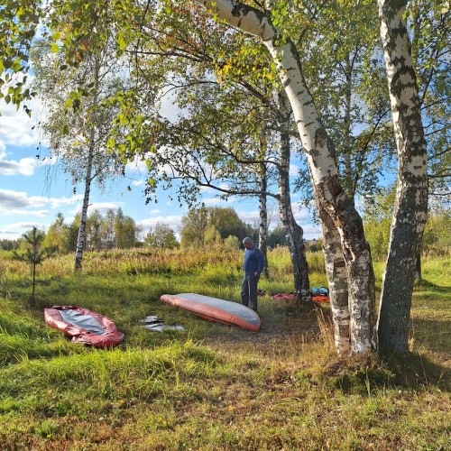 Первый раз с веслом в руках: лёгкий сплав по реке Воре (всё включено)
