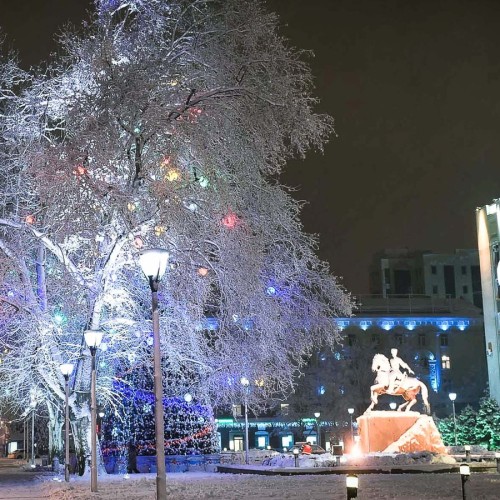 Фотопрогулка по зимнему Краснодару