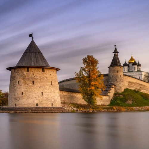 Псковский кремль и ближнее Запсковье