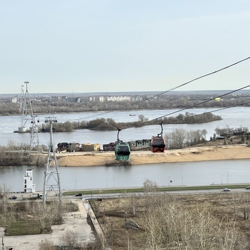 О Нижнем Новгороде — в небе над Волгой