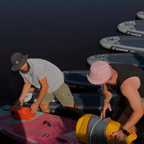 На сапбордах по реке Оредеж в мини-группе со съёмкой