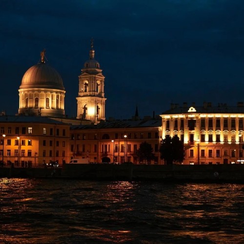 Финский залив и три разводных моста