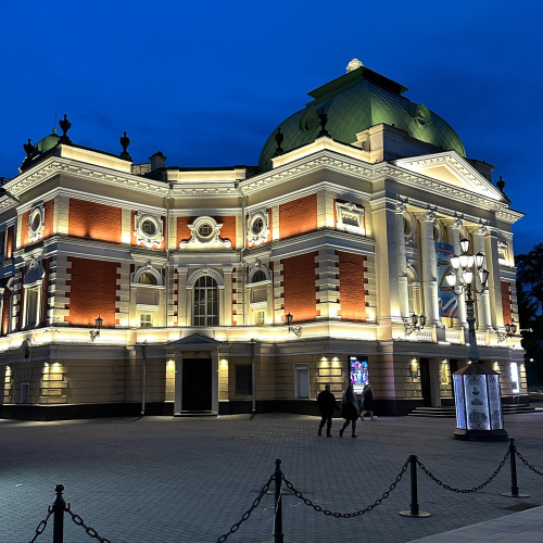 Обворожительный вечерний Иркутск