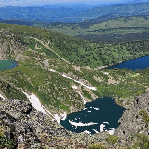 В мини-группе по Уймонской долине, прогулки в горах, Мультинские озёра, Камышлинский водопад