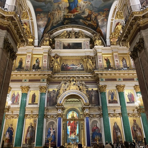 Исаакиевский собор и колоннада: Петербург сверху!