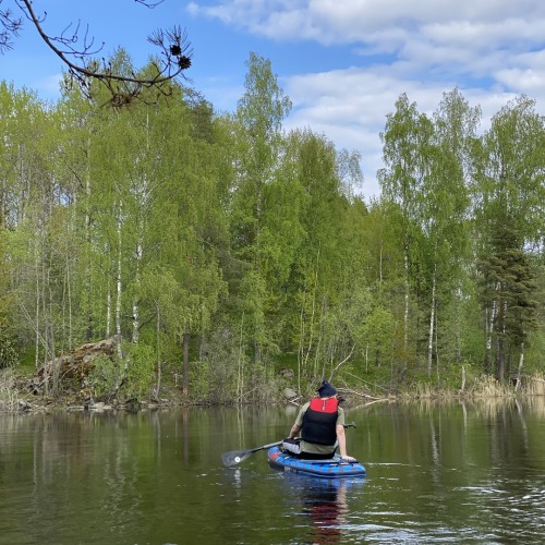 Выходные-перезагрузка на реке Луга: сплав на сапах в мини-группе (съёмка включена)