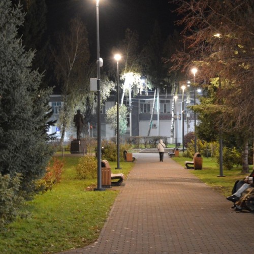 Огни ночного Горно-Алтайска