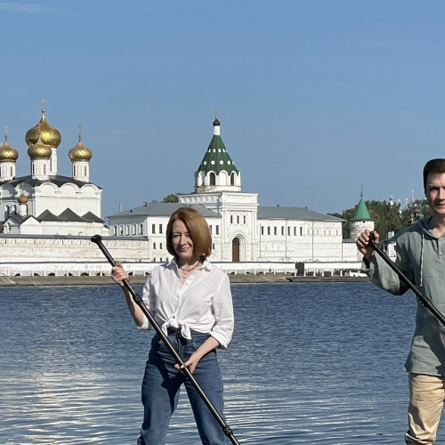 Сап-прогулка у Ипатьевского монастыря в Костроме (в группе)