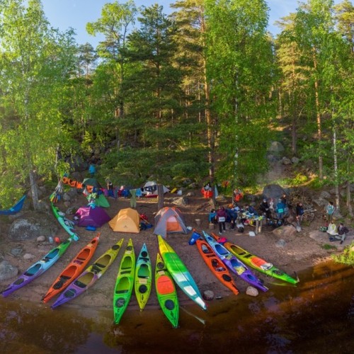 Сплав-перезагрузка на каяках в парке «Монрепо»