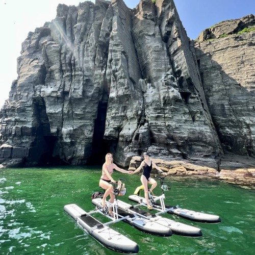 Морская прогулка на водном велосипеде в мини-группе